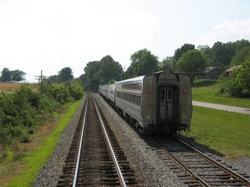 Meeting the Eastbound Cardinal at LaGrange, Virginia