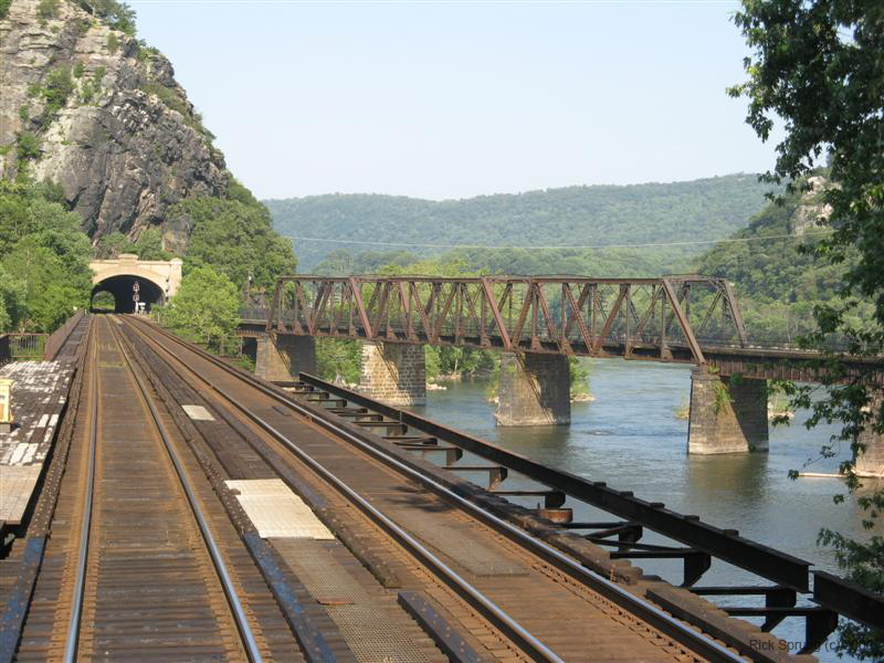 The Potomac River at Harpers Ferry