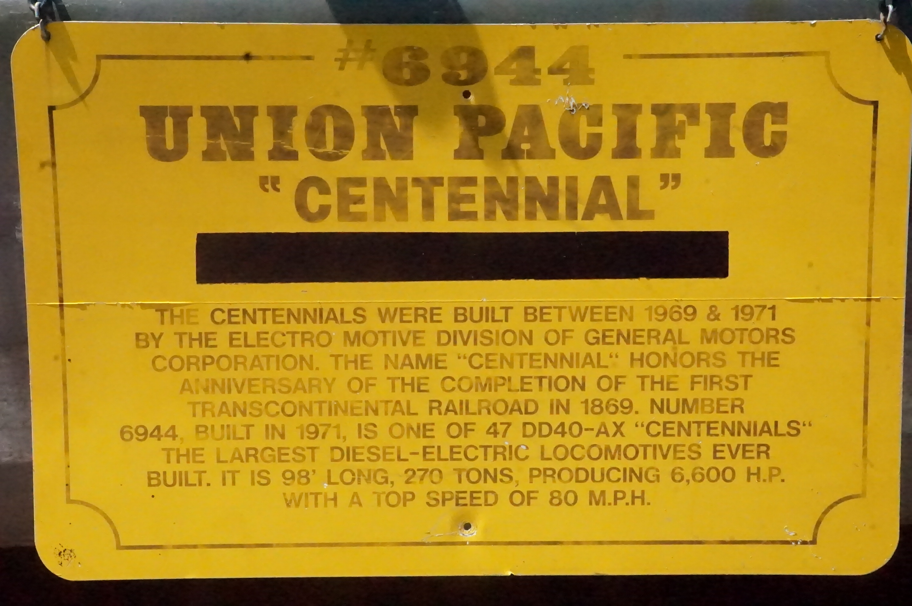 Union Pacific #6944